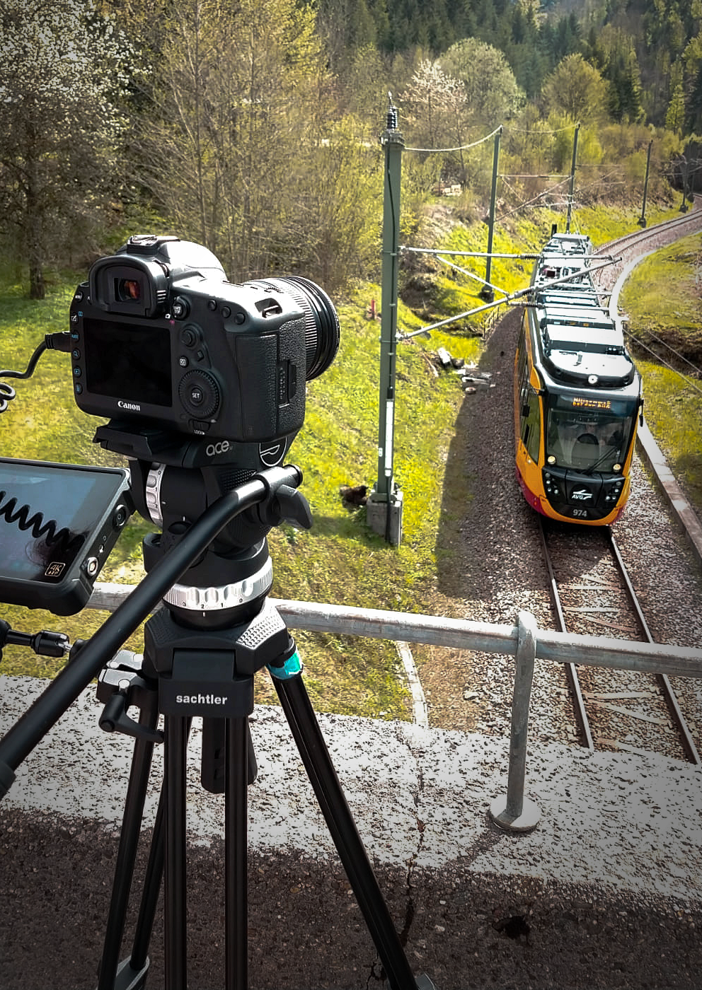 image title Bilder aus den Making-of-Aufnahmen eines AVG-Films.